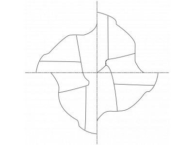 T33 - 2.0 radius mill | 4.0 mm shank